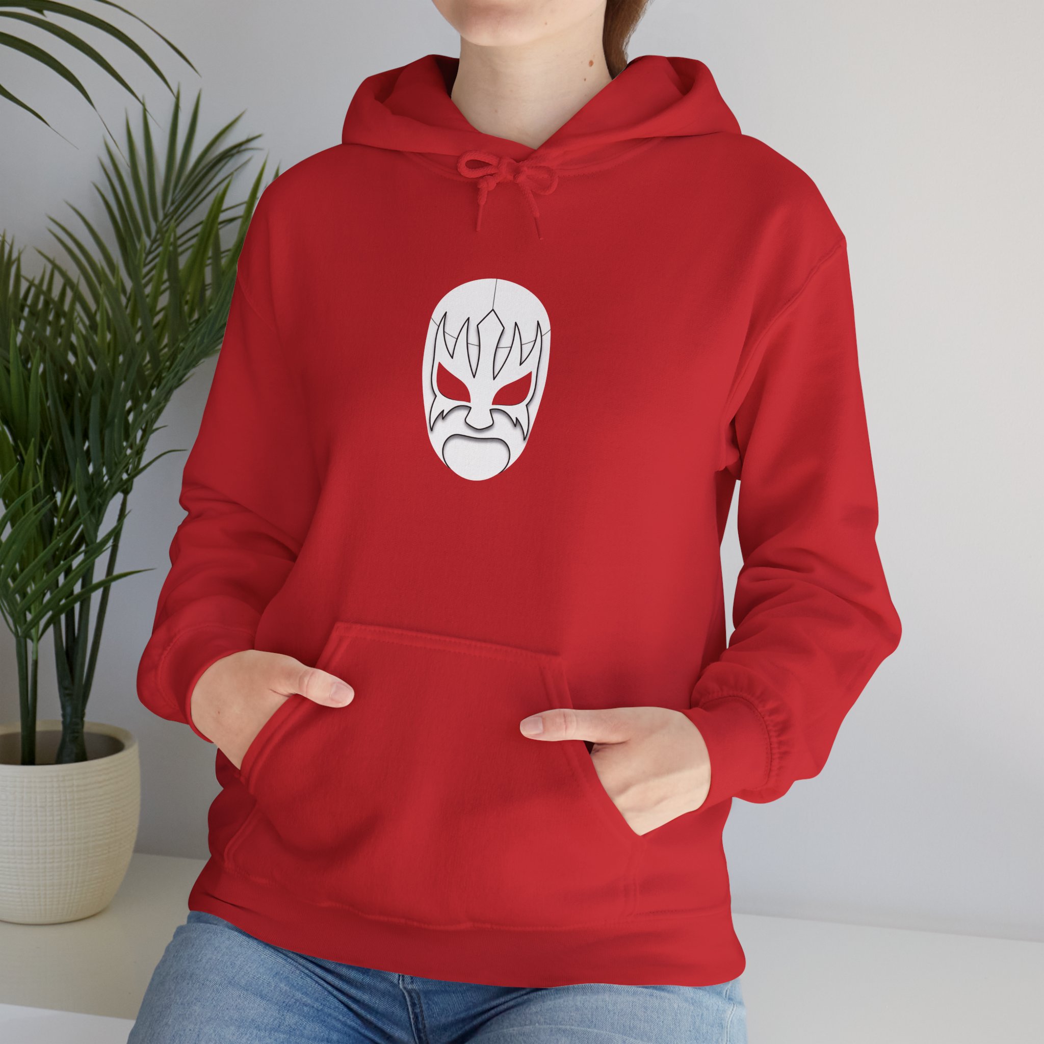 Resplandor Luchador White Mask Hoodie - Image 18