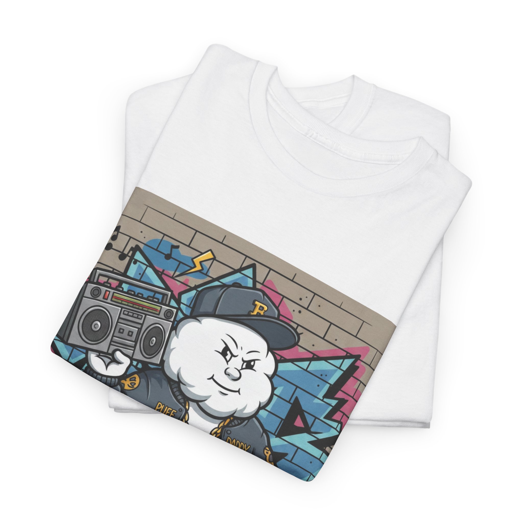 Hip Hop Cartoon Cat Tshirt - Image 9