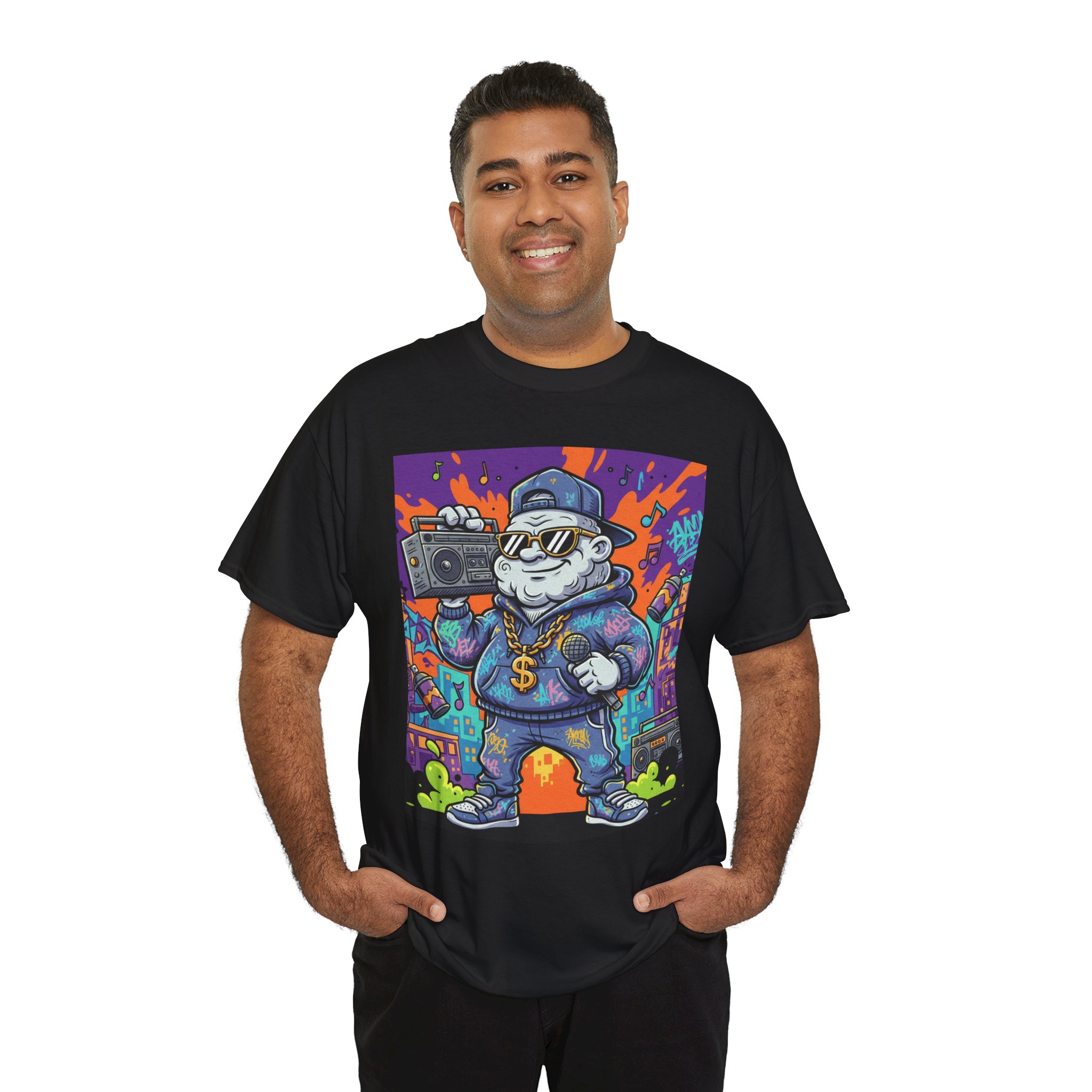 Streetwear Tee — Retro Hip-Hop Bear - Image 8