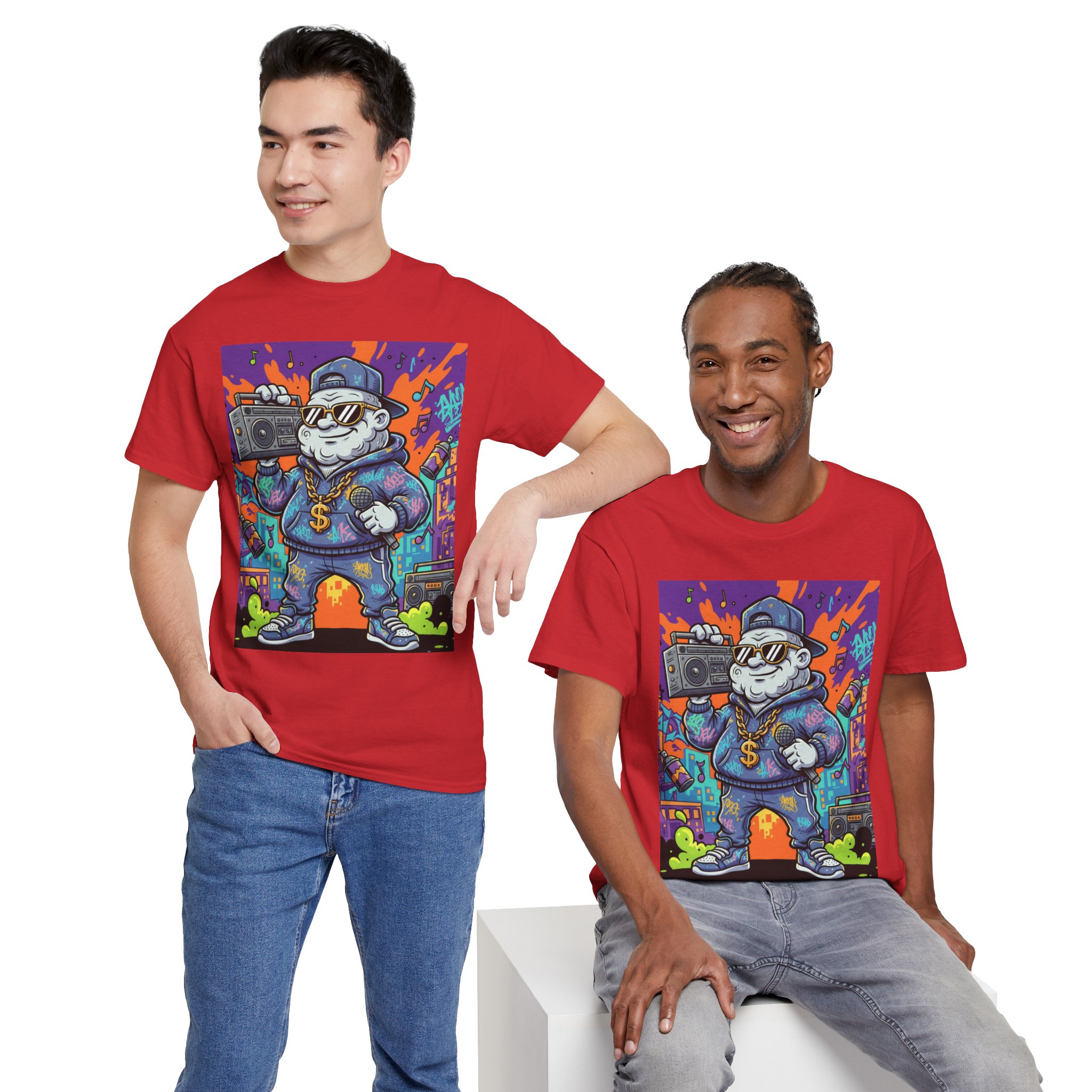 Streetwear Tee — Retro Hip-Hop Bear - Image 29