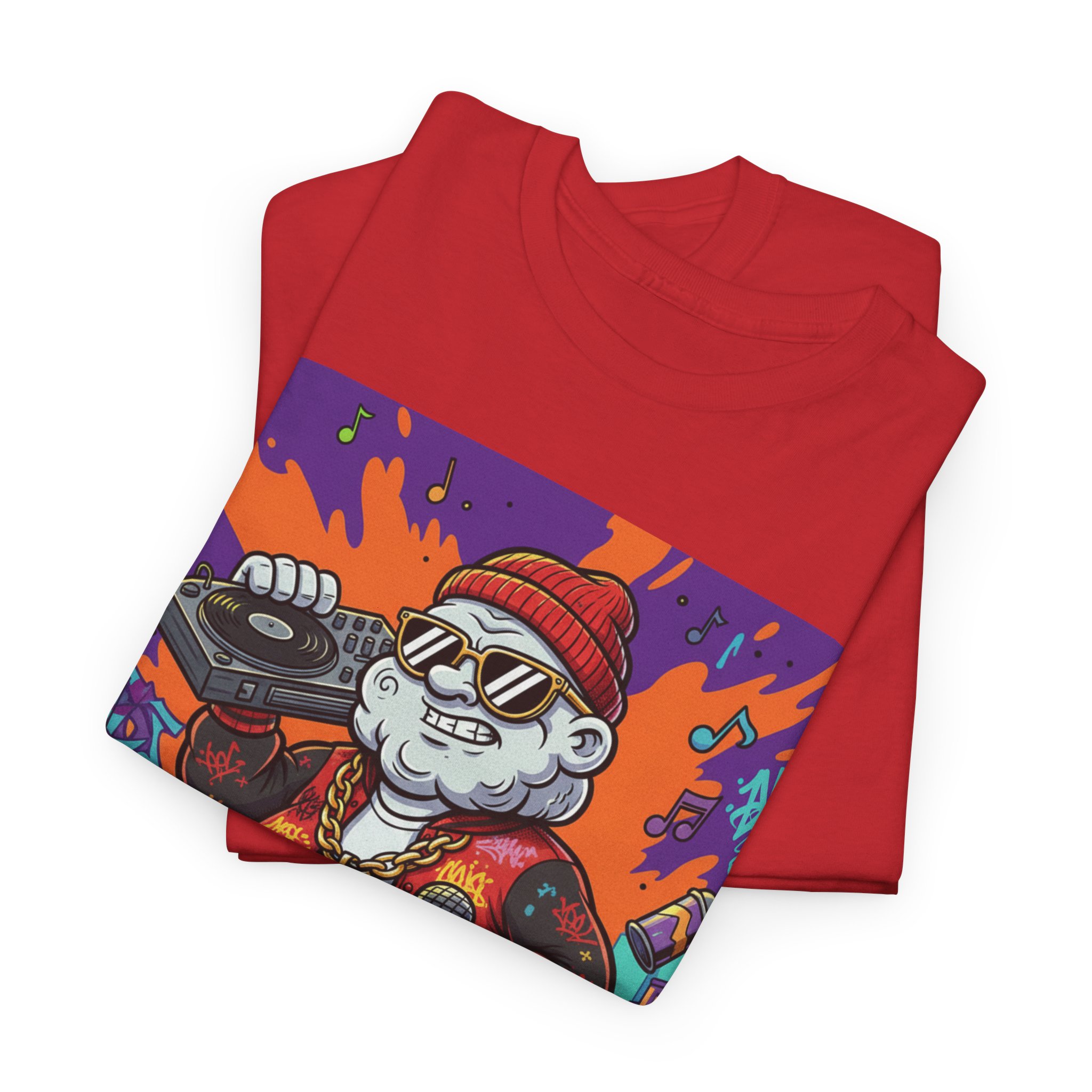 Cat Rapper Graphic Tee - Image 24