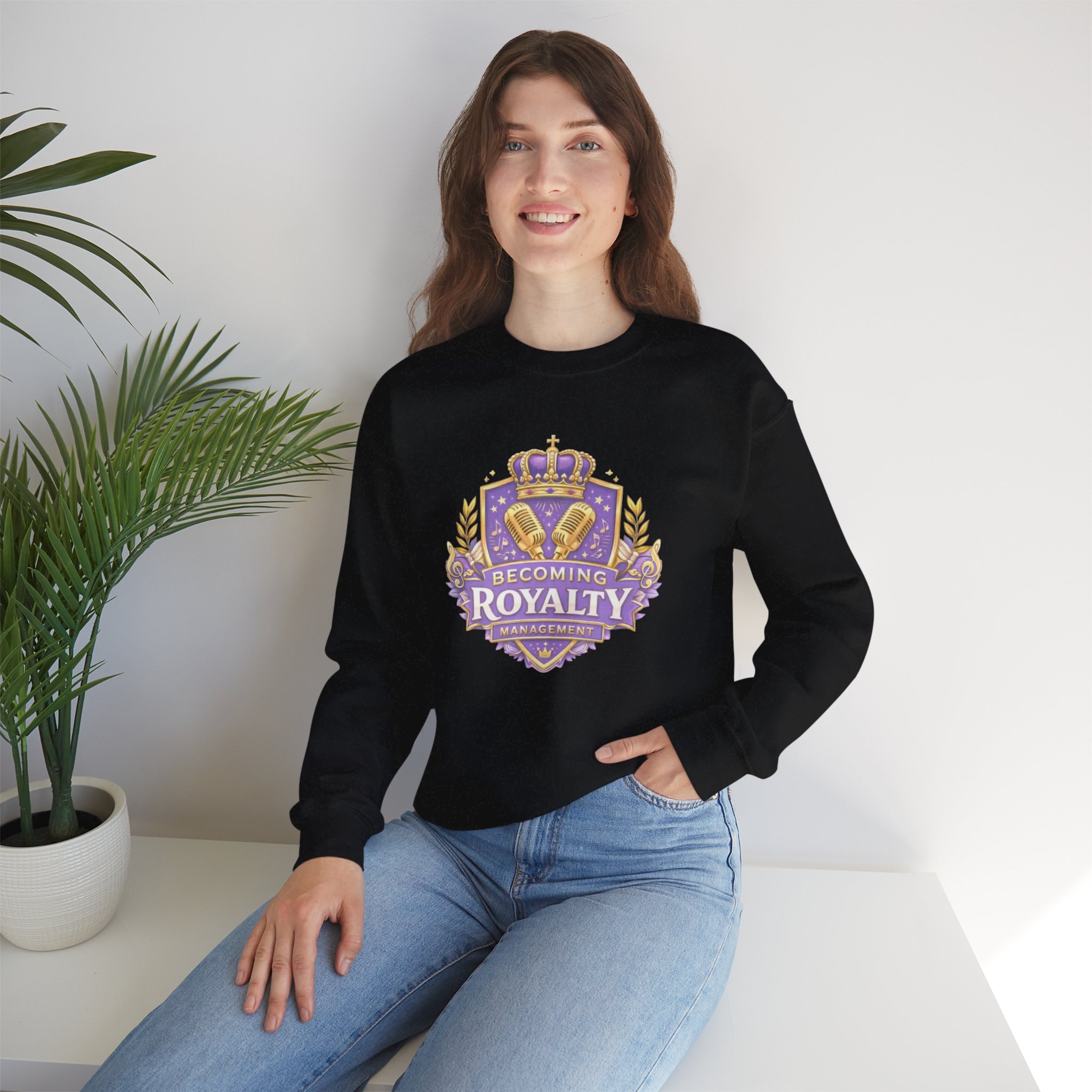 Becoming Royalty Crewneck Sweatshirt - Image 4