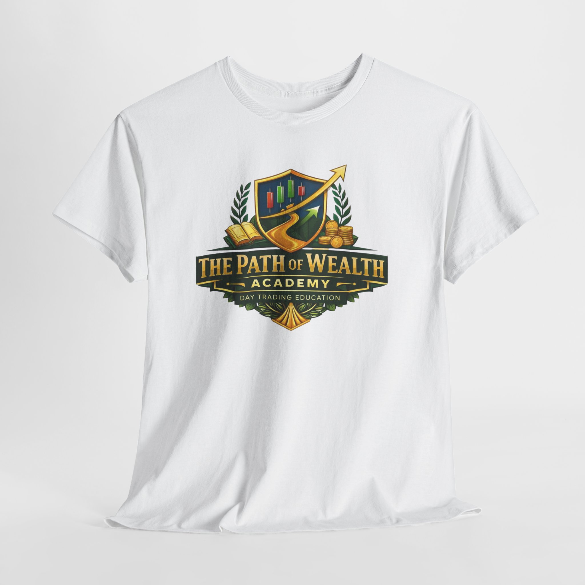 Path of Wealth Academy Logo T‑Shirt - Image 14