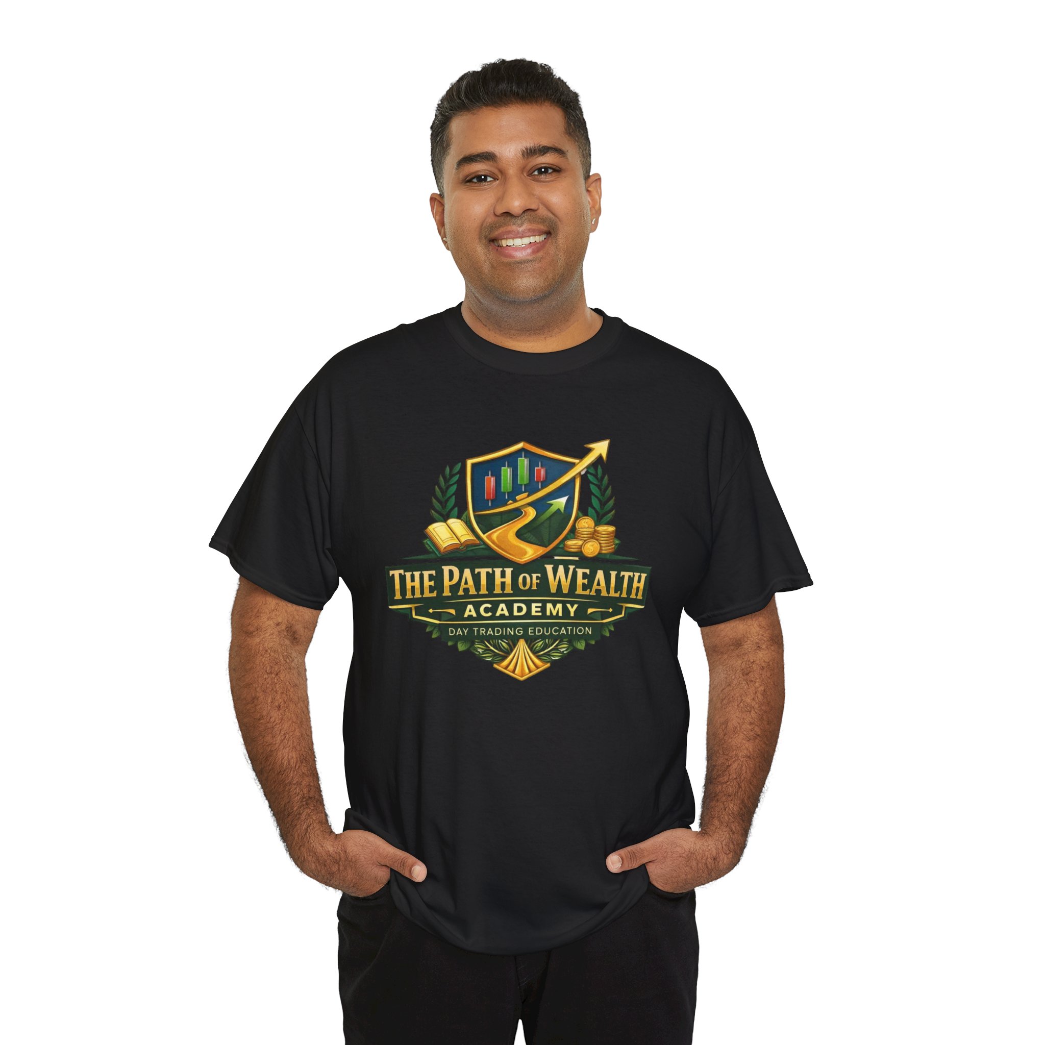 Path of Wealth Academy Logo T‑Shirt - Image 10