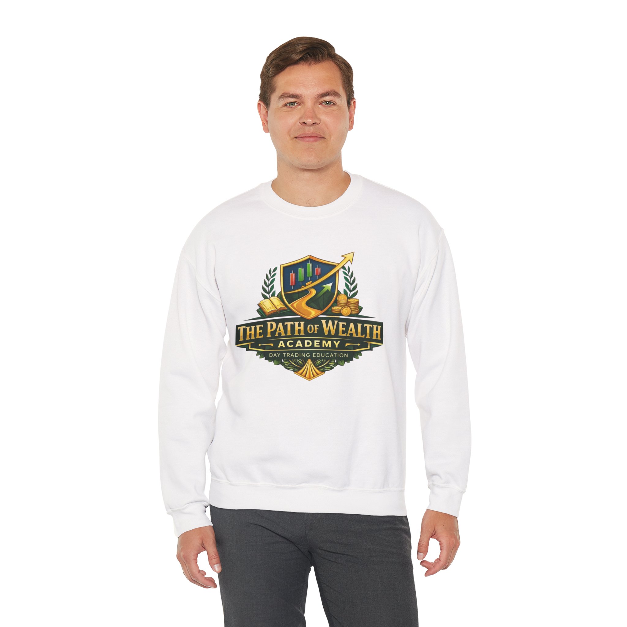 The Path of Wealth Academy Crewneck Sweatshirt - Image 7