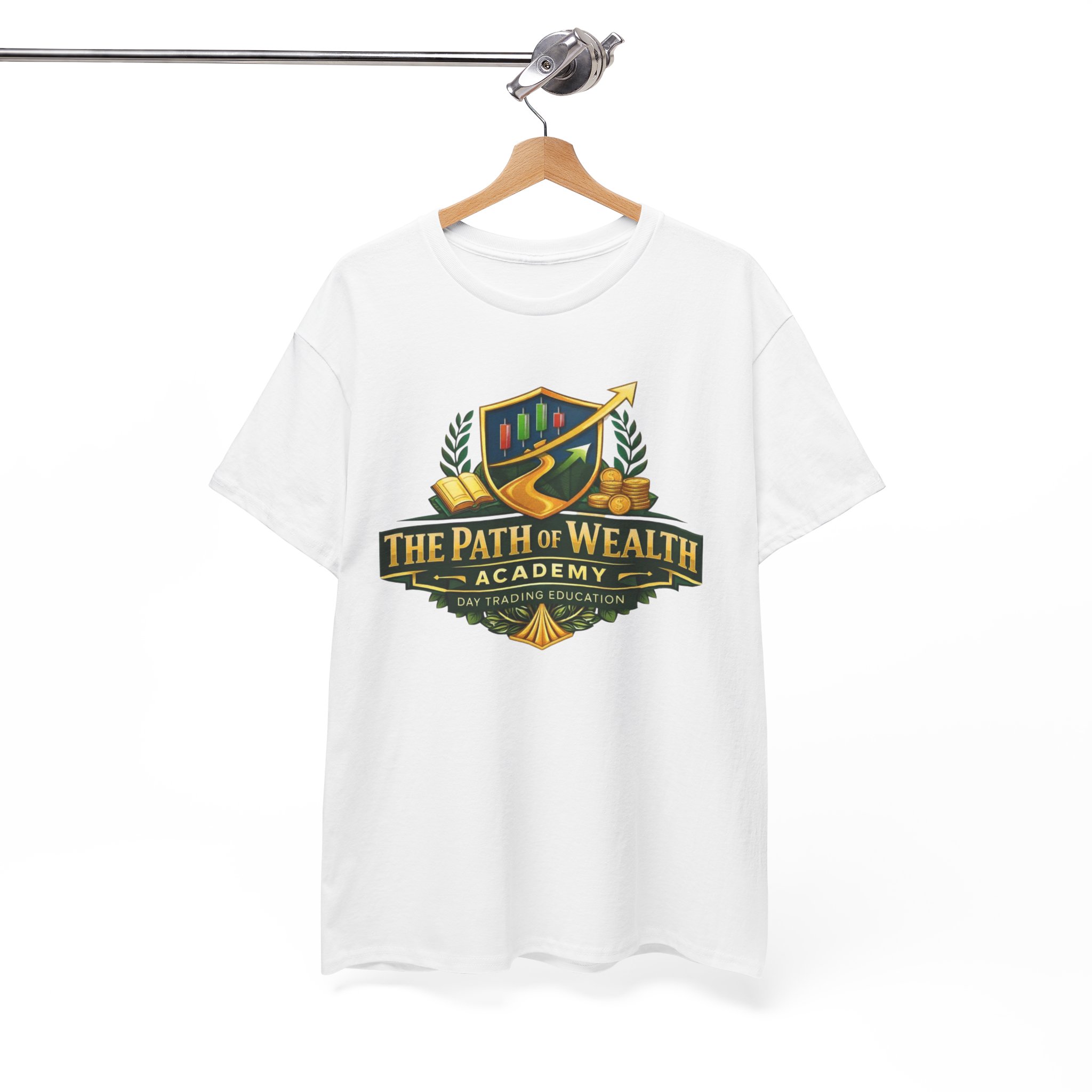Path of Wealth Academy Logo T‑Shirt - Image 15