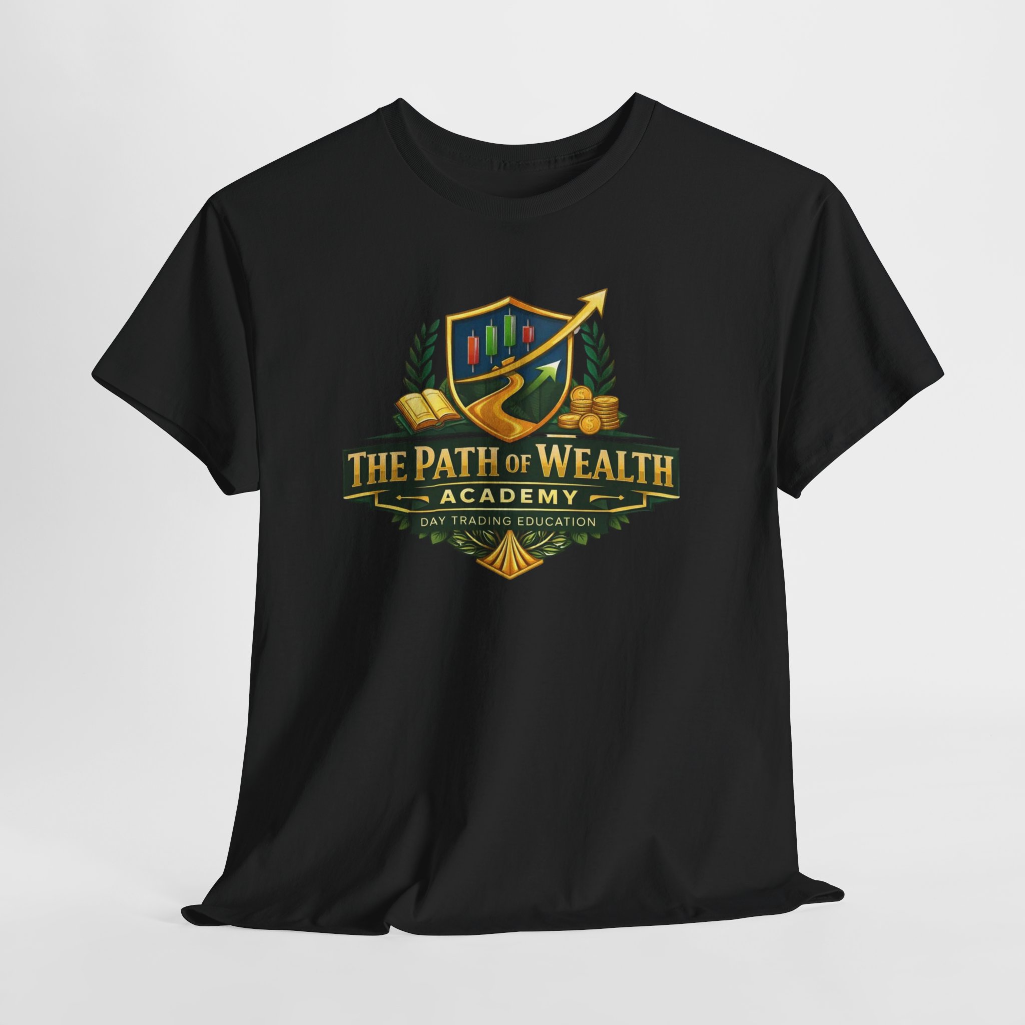 Path of Wealth Academy Logo T‑Shirt - Image 4