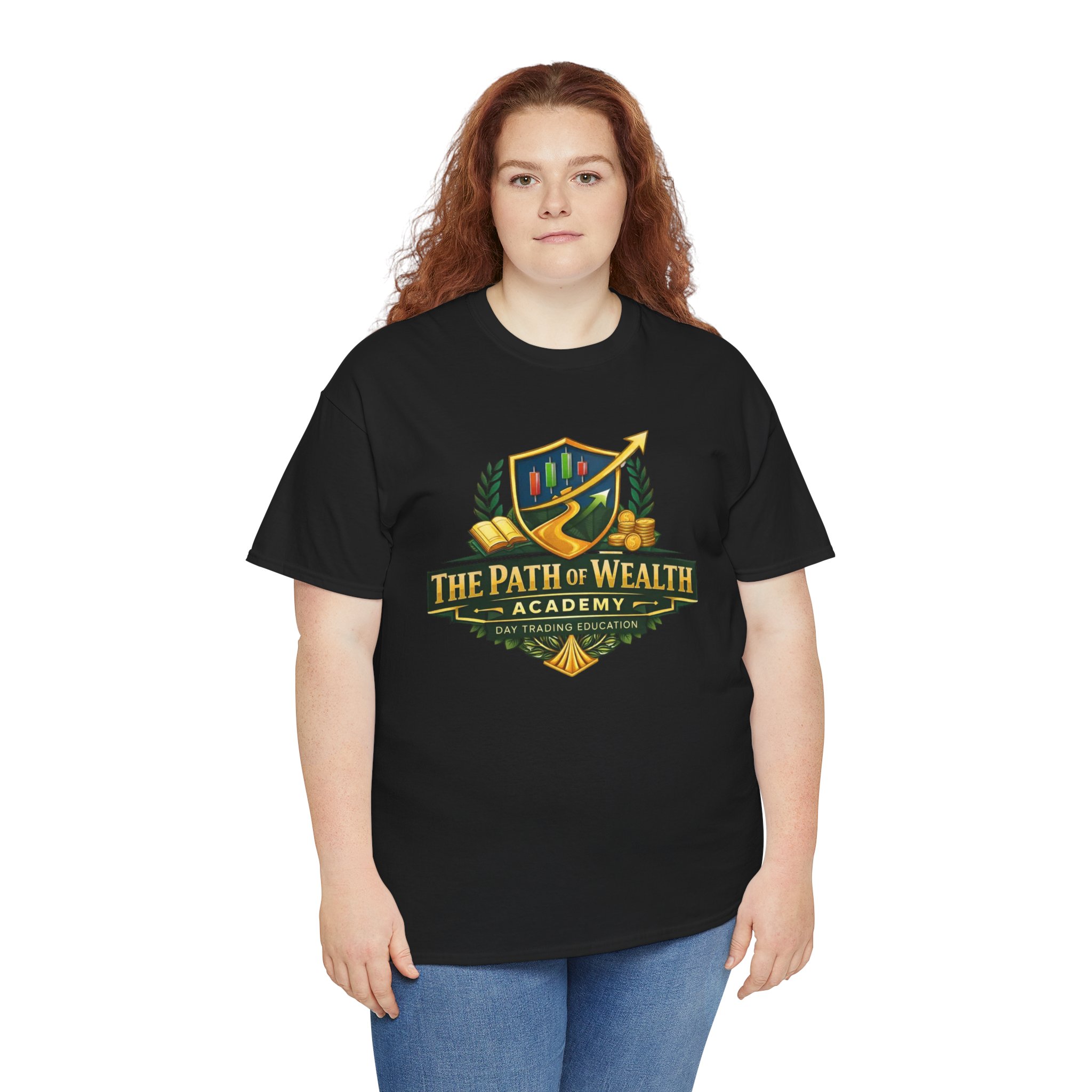 Path of Wealth Academy Logo T‑Shirt - Image 9