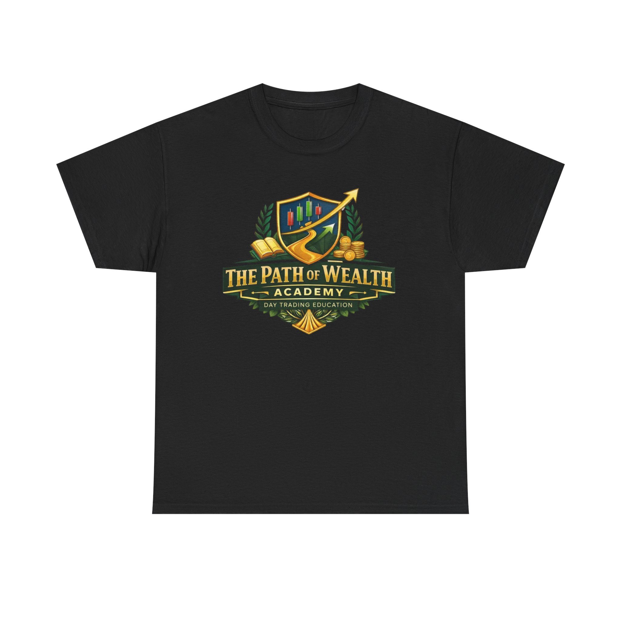 Path of Wealth Academy Logo T‑Shirt - Image 2